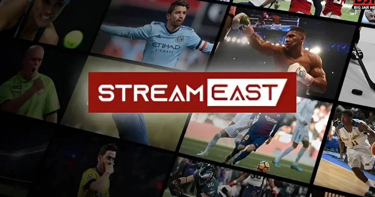 StreamEast platform showcasing live NBA NFL UFC MLB WWE CFB NCAAB F1 MMA and soccer streaming in high definition